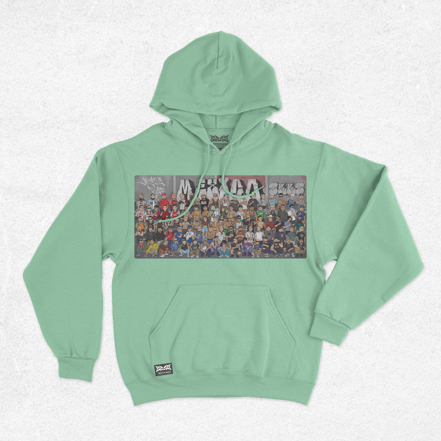Hoodie(Sudadera c/capucha)-MexaRap  x Erre (Nuevo)