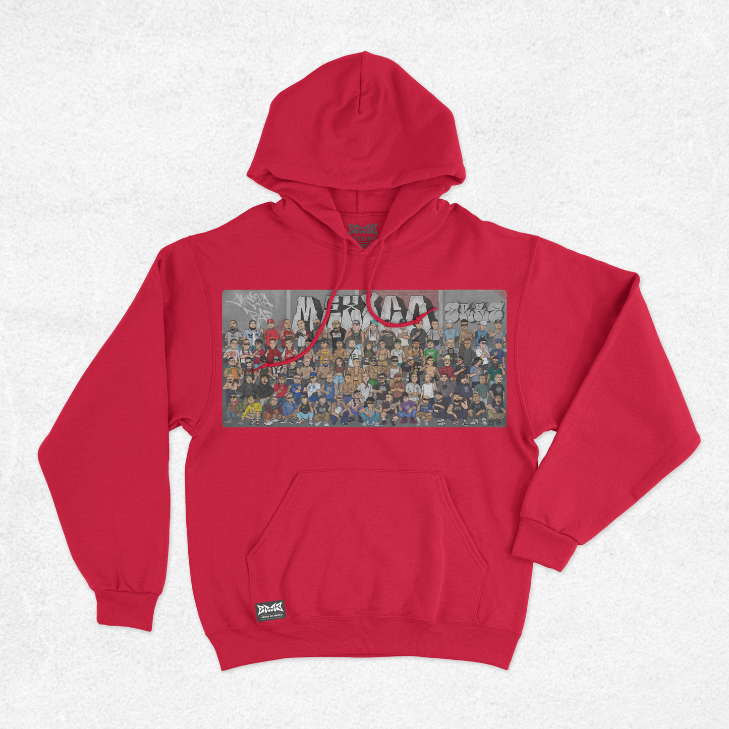 Hoodie(Sudadera c/capucha)-MexaRap  x Erre (Nuevo)