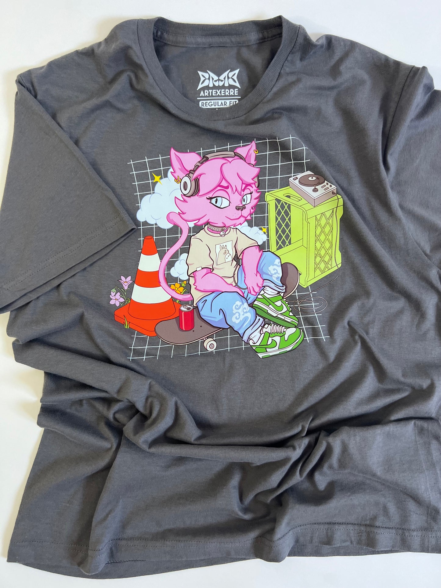 T-Shirt-HYPEBEAST X ERRE, Nina Skater