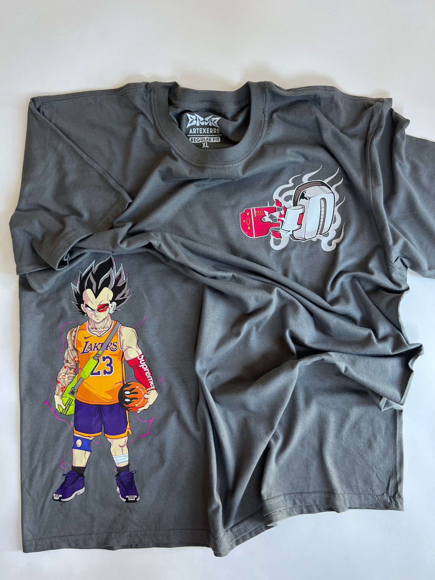 T-Shirt-Vegeta Fan Art x ERRE