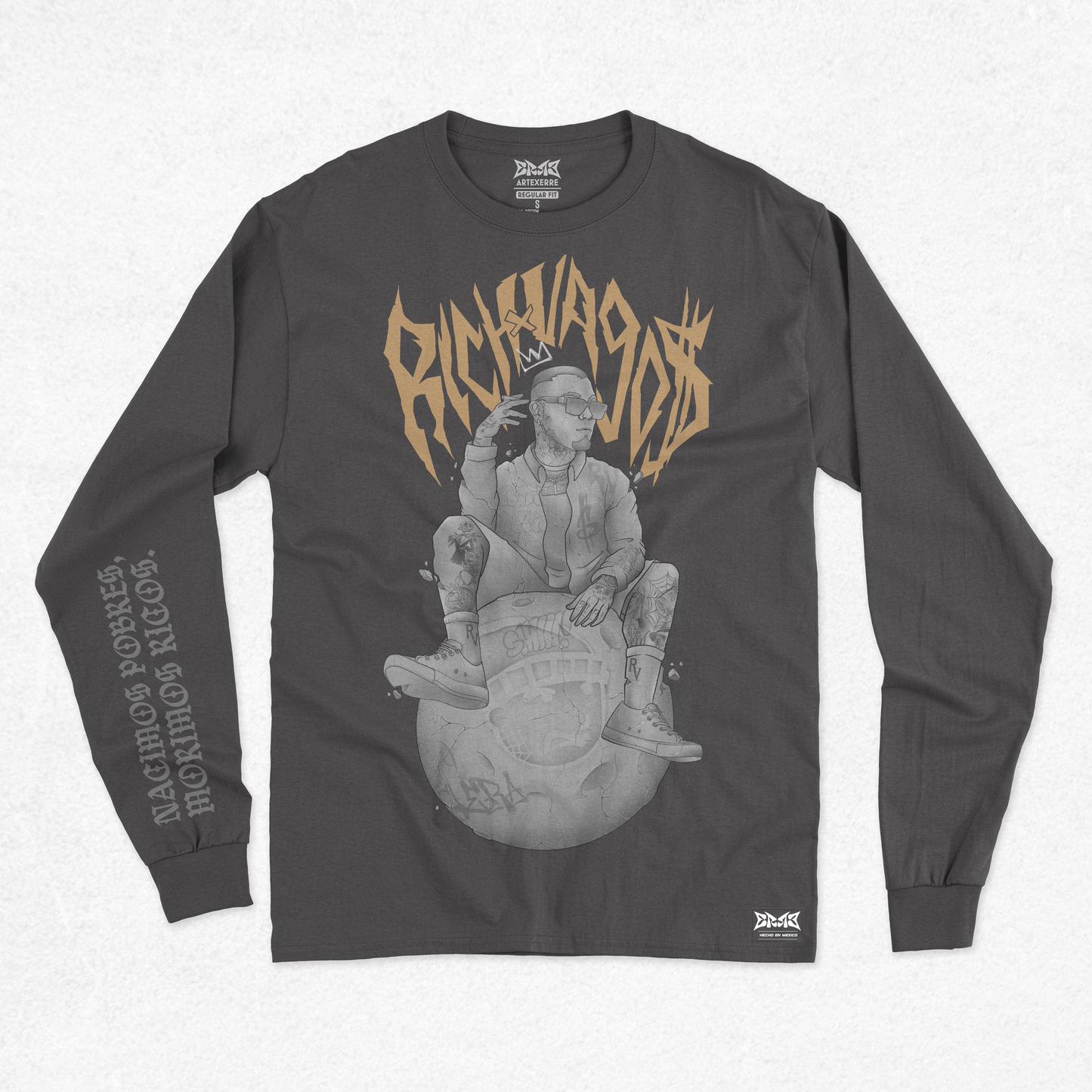 T-Shirt-Gera Mx Rich Vagos x Erre