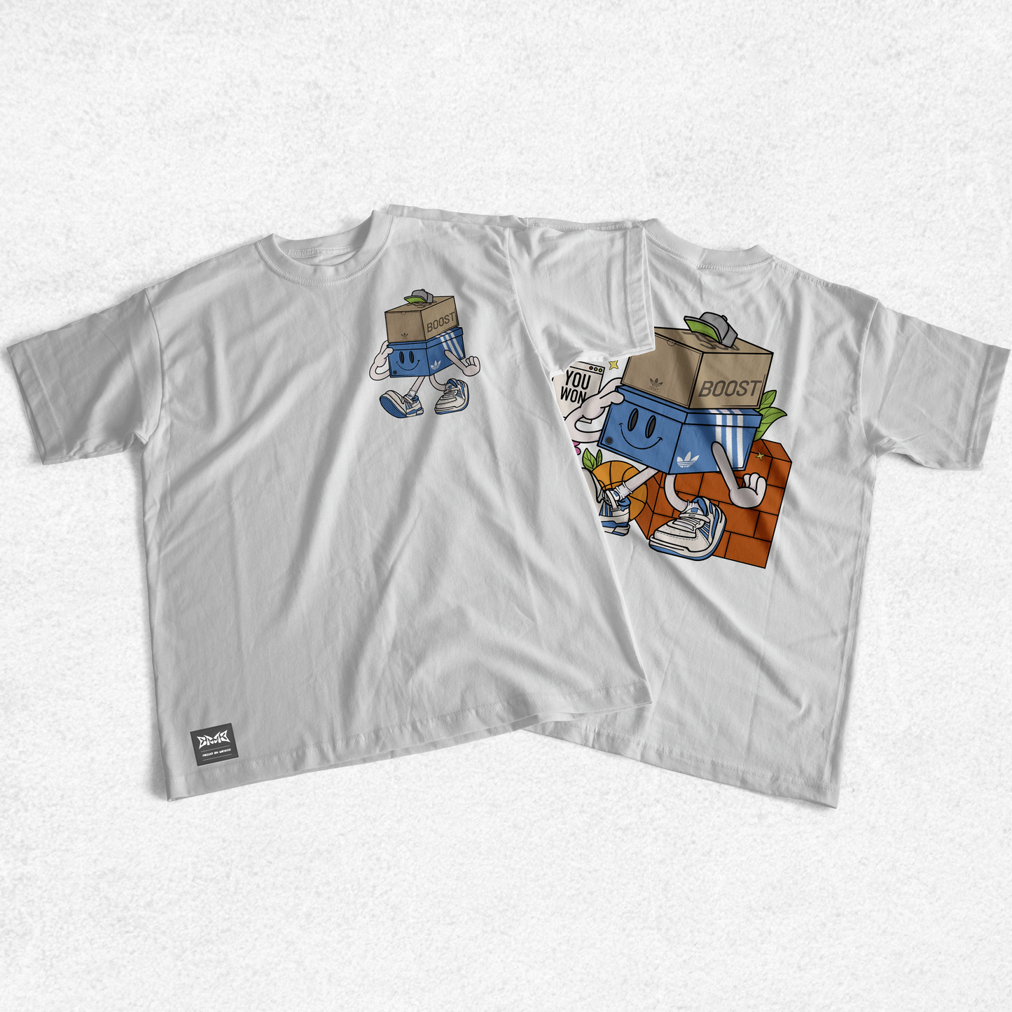 T-Shirt-HYPEBEAST X ERRE / Sneaky box Team Stripes