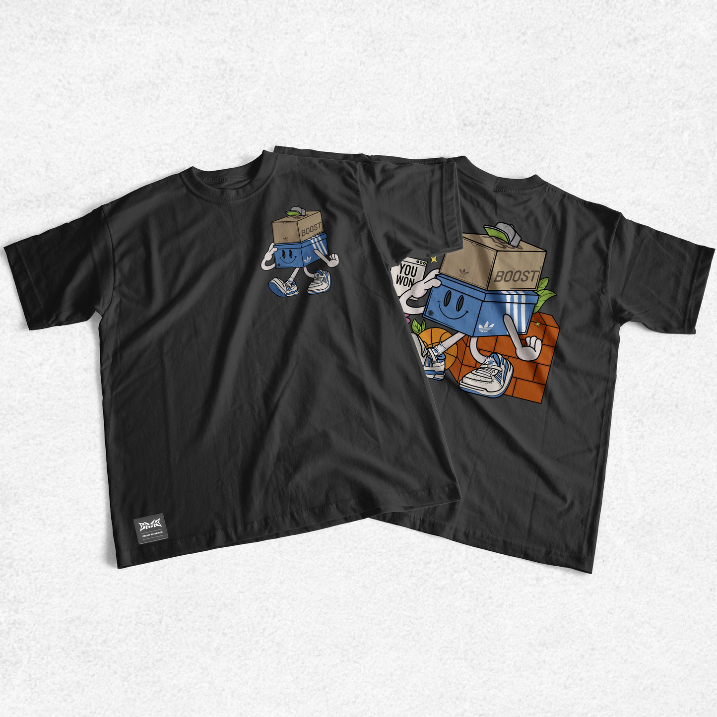 T-Shirt-HYPEBEAST X ERRE / Sneaky box Team Stripes