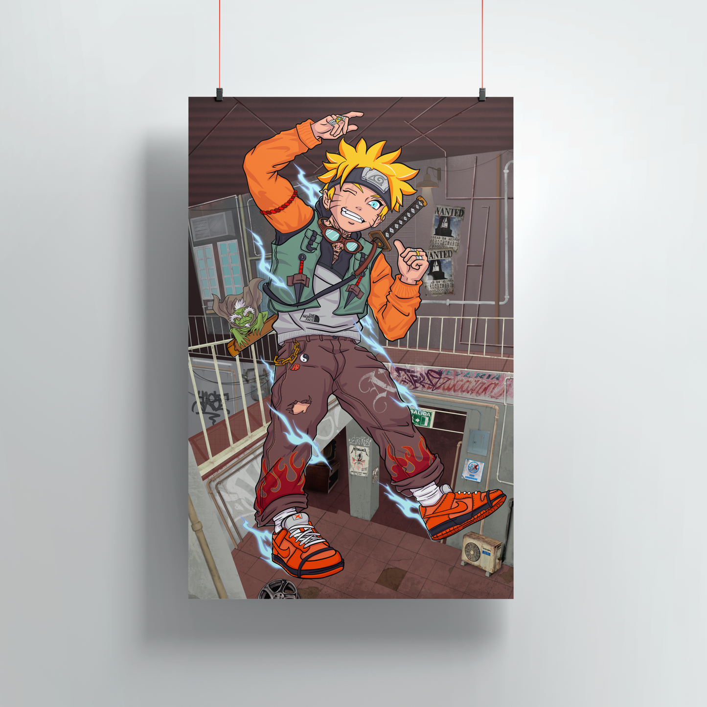 T-Shirt-Naruto Fan Art x ERRE