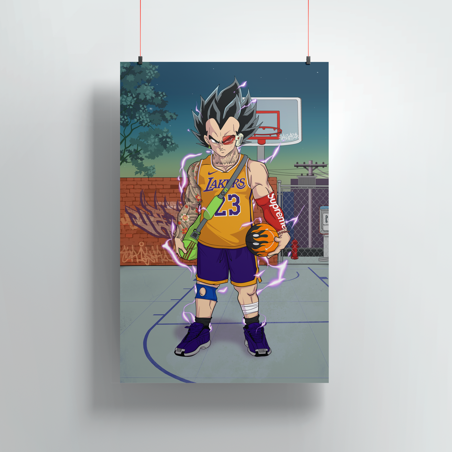 T-Shirt-Vegeta Fan Art x ERRE