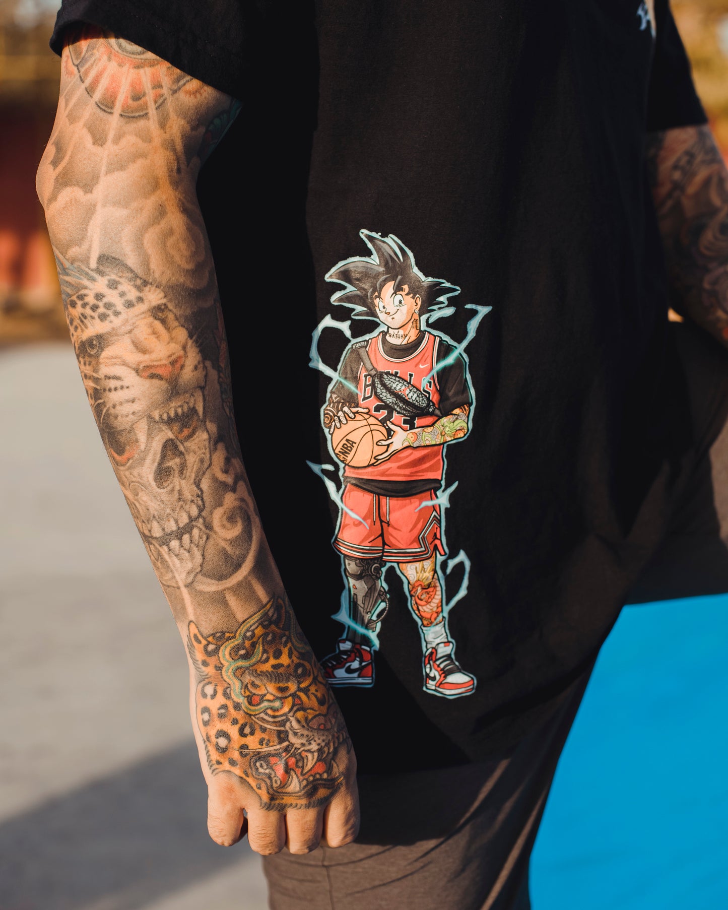 T-Shirt-Goku Fan Art x ERRE / R.I.P. Akira Toriyama