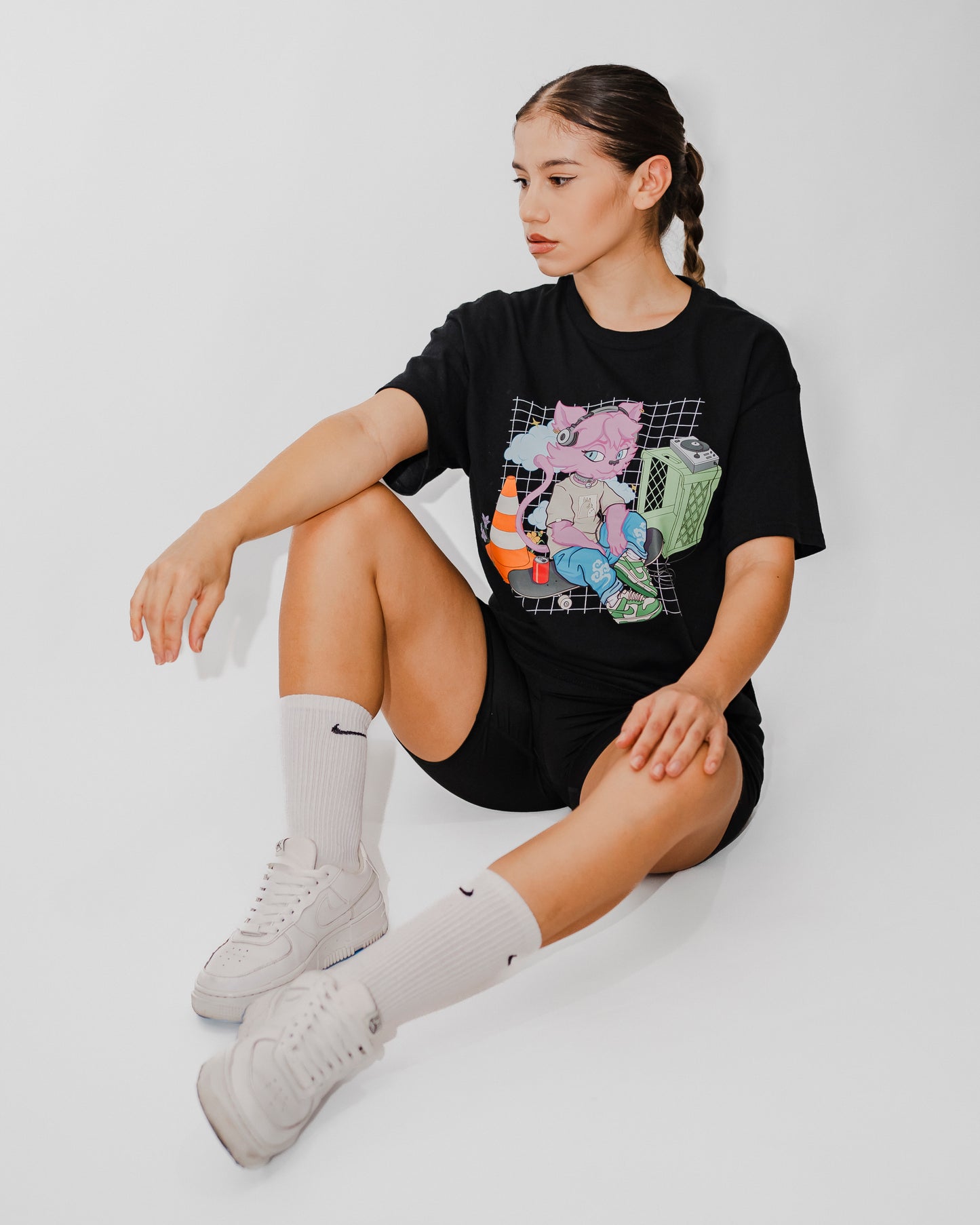 T-Shirt-HYPEBEAST X ERRE, Nina Skater