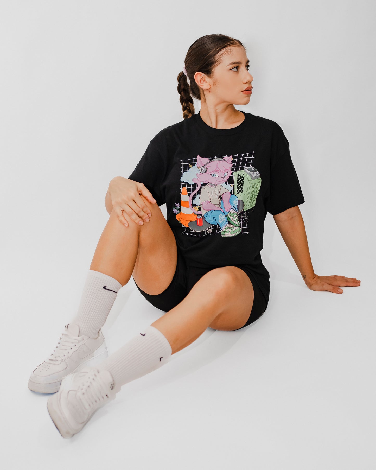 T-Shirt-HYPEBEAST X ERRE, Nina Skater
