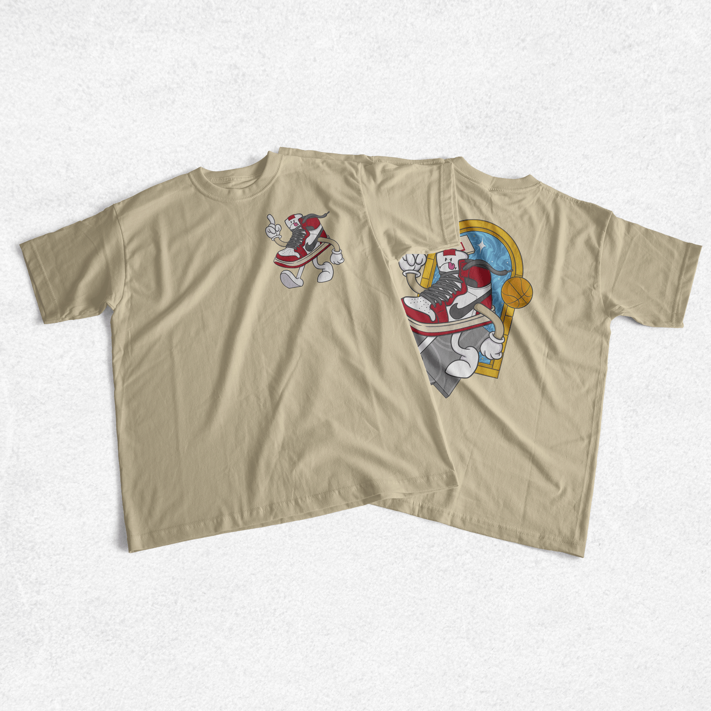 T-Shirt-HYPEBEAST X ERRE / Jordan 1 Rojo