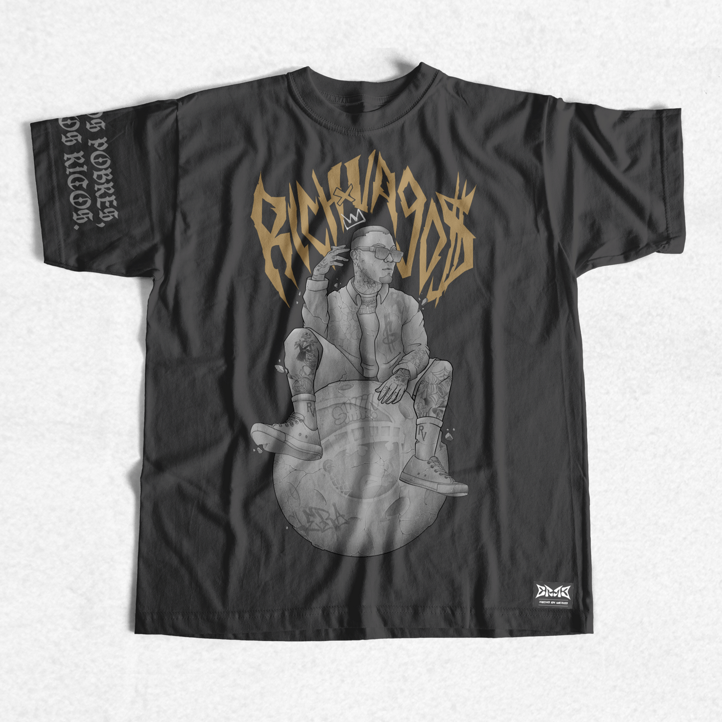 T-Shirt-Gera Mx Rich Vagos x Erre