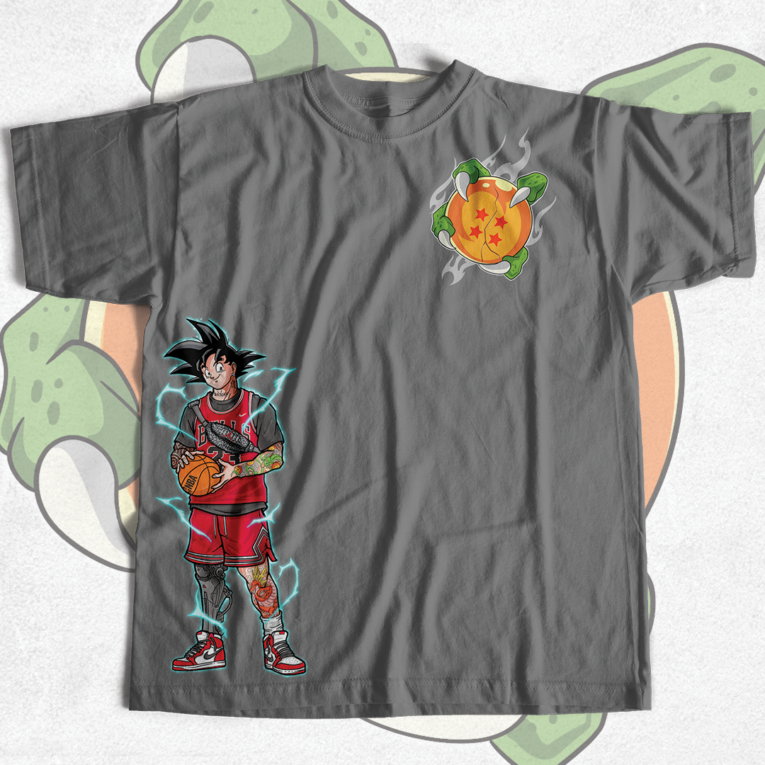T-Shirt-Goku Fan Art x ERRE / R.I.P. Akira Toriyama