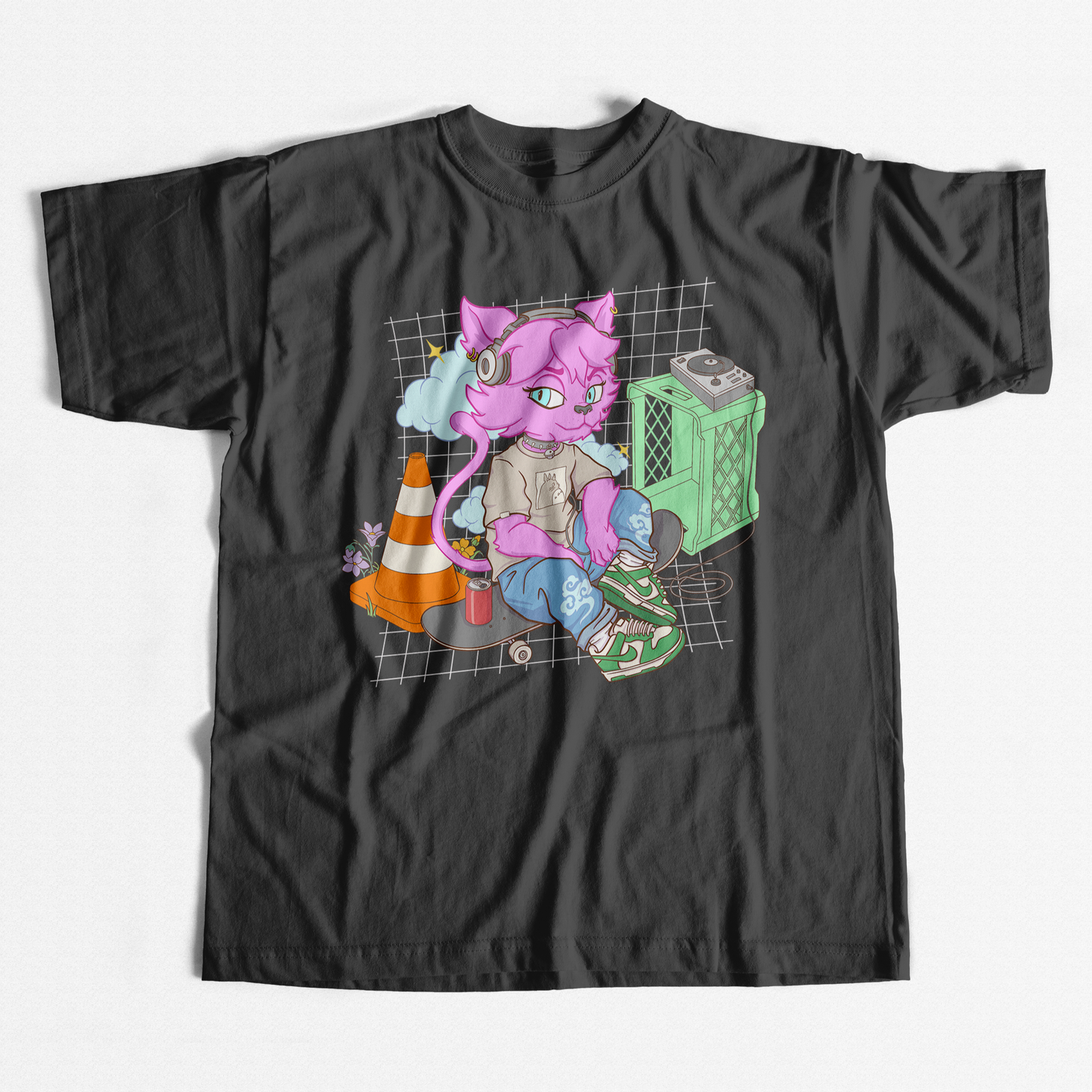 T-Shirt-HYPEBEAST X ERRE, Nina Skater