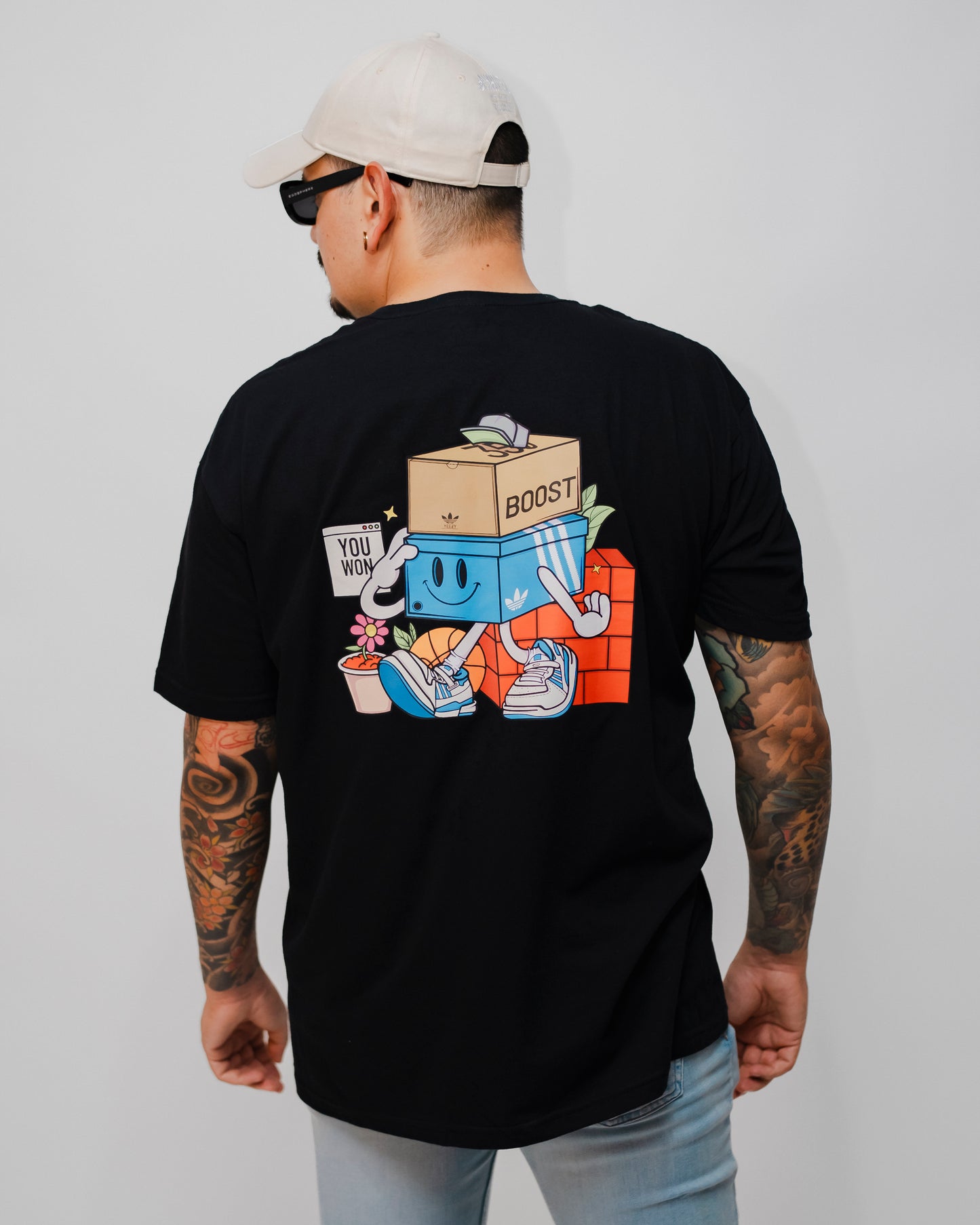 T-Shirt-HYPEBEAST X ERRE / Sneaky box Team Stripes